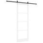 Puerta corredera  con juego de accesorios 'ORKDAL'blanca 83x232 cm | Foro24.es | Tu tienda online para hogar, jardín y más Foro24.es