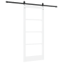 Puerta Deslizante  con Set de Hardware "ORKDAL" Blanca 86x198.5 cm | Foro24.es | Tu tienda online para hogar, jardín y más Foro24.es