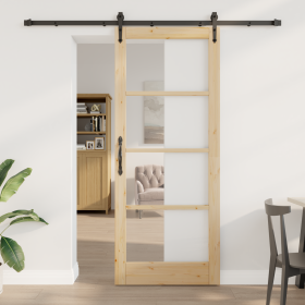 Puerta Corrediza con Juego de Herrajes