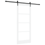 Puerta Deslizante  con Juego de Herrajes 'ORKDAL'Blanca 86x211 cm | Foro24.es | Tu tienda online para hogar, jardín y más Foro24.es