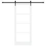 Puerta Deslizante  con Juego de Herrajes 'ORKDAL'Blanca 86x211 cm | Foro24.es | Tu tienda online para hogar, jardín y más Foro24.es