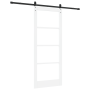 Puerta Deslizante  con Juego de Herrajes 'ORKDAL'Blanca 86x211 cm | Foro24.es | Tu tienda online para hogar, jardín y más Foro24.es