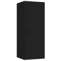 Armario de pared madera de ingeniería negro 34,5x34x90 cm de vidaXL, Estantes y estanterías - Ref: Foro24-812439, Precio: 47,...