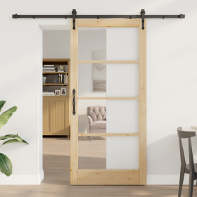 Puerta Deslizante con Juego de Herrajes