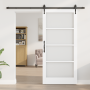 Puerta Corrediza con Juego de Hardware "ORKDAL" Blanca 93x202 cm | Foro24.es | Tu tienda online para hogar, jardín y más Foro24.es