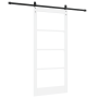 Puerta Corrediza con Juego de Hardware "ORKDAL" Blanca 93x202 cm | Foro24.es | Tu tienda online para hogar, jardín y más Foro24.es