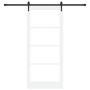 Puerta Deslizante  con Juego de Herrajes 'ORKDAL'Blanca 93x211 cm | Foro24.es | Tu tienda online para hogar, jardín y más Foro24.es