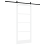 Puerta Deslizante  con Juego de Herrajes 'ORKDAL'Blanca 93x211 cm | Foro24.es | Tu tienda online para hogar, jardín y más Foro24.es