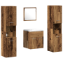 Conjunto de Muebles de Baño de 4 Piezas - Madera Vieja | Foro24.es | Tu tienda online para hogar, jardín y más Foro24.es