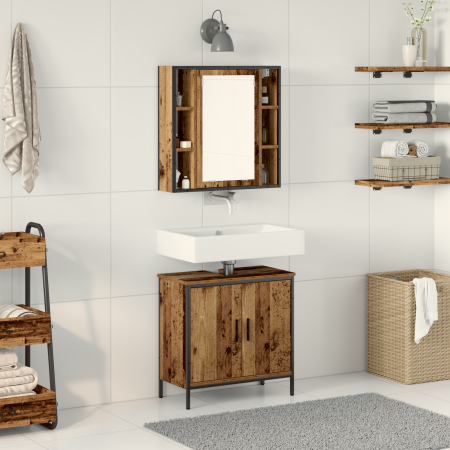 Conjunto de Muebles de Baño de 2 Piezas de Madera Vieja de , Muebles de baño - Ref: Foro24-3332498, Precio: 117,33 €, Descuen...