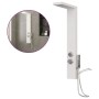 White Aluminum Shower Panel System by vidaXL, Jet nozzles for bathtubs and showers - Ref: Foro24-151415, Price: 135,98 €, Dis...