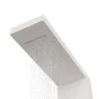 Duschpaneelsystem aus weißem Aluminium von vidaXL, Strahldüsen für Badewannen und Duschen - Ref: Foro24-151415, Preis: 133,11...