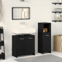 Conjunto de Muebles de Baño de 3 Piezas de Roble Negro y Madera Resistente | Foro24.es | Tu tienda online para hogar, jardín y más Foro24.es