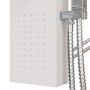 Sistema de panel de ducha aluminio blanco