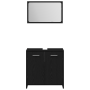 Conjunto de Muebles de Baño de 3 Piezas de Roble Negro y Madera Resistente | Foro24.es | Tu tienda online para hogar, jardín y más Foro24.es