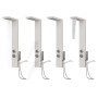 White Aluminum Shower Panel System by vidaXL, Jet nozzles for bathtubs and showers - Ref: Foro24-151415, Price: 135,98 €, Dis...