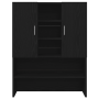 Gabinetes para Lavadoras 2 pcs Roble Negro 70.5x71.5x181.5 cm Madera Elaborada de , Accesorios para lavadoras y secadoras - R...