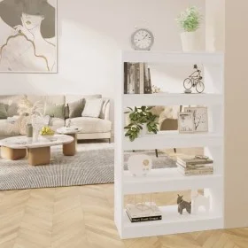 Regal/Trennwand aus weißem Holzwerkstoff, 80 x 30 x 135 cm von vidaXL, Bücherregale und Regale - Ref: Foro24-811709, Preis: 6...