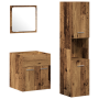 Juego de Muebles de Baño de 3 Piezas de Madera Desgastada | Foro24.es | Tu tienda online para hogar, jardín y más Foro24.es