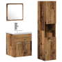 Juego de Muebles de Baño de 3 Piezas de Madera Desgastada | Foro24.es | Tu tienda online para hogar, jardín y más Foro24.es