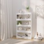 White engineered wood shelf/divider 80x30x135 cm by vidaXL, Bookcases and shelves - Ref: Foro24-811709, Price: 64,23 €, Disco...