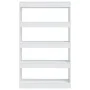 Estantería/divisor madera de ingeniería blanco 80x30x135 cm de vidaXL, Librerías y estanterías - Ref: Foro24-811709, Precio: ...