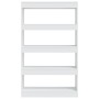 White engineered wood shelf/divider 80x30x135 cm by vidaXL, Bookcases and shelves - Ref: Foro24-811709, Price: 64,23 €, Disco...