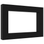 Juego de 12 Piezas de Mueble para TV montado en la pared de roble negro y madera de , Muebles TV - Ref: Foro24-3332528, Preci...