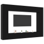 Juego de 12 Piezas de Mueble para TV montado en la pared de roble negro y madera de , Muebles TV - Ref: Foro24-3332528, Preci...