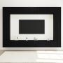 Juego de 12 Piezas de Mueble para TV montado en la pared de roble negro y madera de , Muebles TV - Ref: Foro24-3332528, Preci...