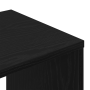 Juego de 3 muebles para TV montados en la pared de madera elaborada de roble negro | Foro24.es | Tu tienda online para hogar, jardín y más Foro24.es