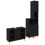 Juego de Muebles para Baño de 3 Piezas de Roble Negro y Madera Elaborada | Foro24.es | Tu tienda online para hogar, jardín y más Foro24.es