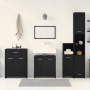 Juego de Muebles de Baño de 4 Piezas de Roble Negro de von , Badezimmermöbel - Ref: Foro24-3332592, Preis: 228,56 €, Rabatt: %