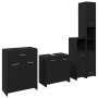 Juego de Muebles de Baño de 4 Piezas de Roble Negro de von , Badezimmermöbel - Ref: Foro24-3332592, Preis: 228,56 €, Rabatt: %