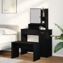 Set de Tocador de roble negro y madera de , Tocadores para dormitorios - Ref: Foro24-3333076, Precio: 138,09 €, Descuento: %