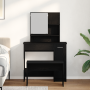 Set de Tocador de roble negro y madera de , Tocadores para dormitorios - Ref: Foro24-3333076, Precio: 138,09 €, Descuento: %