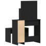 Set de Tocador de roble negro y madera de , Tocadores para dormitorios - Ref: Foro24-3333076, Precio: 138,09 €, Descuento: %