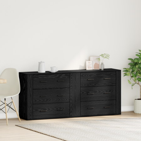 Muebles de Almacenamiento 2 pcs Roble Negro Madera Elaborada | Foro24.es | Tu tienda online para hogar, jardín y más Foro24.es