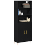 Highboard de Roble Negro 69.5x34x180 cm Madera Ingeniería de , Aparadores - Ref: Foro24-3333092, Precio: 153,26 €, Descuento: %