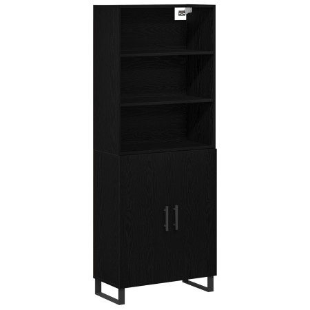 Alto de Roble Negro 69.5x34x180 cm Madera engineered | Foro24.es | Tu tienda online para hogar, jardín y más Foro24.es