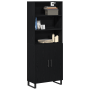 Alto de Roble Negro 69.5x34x180 cm Madera engineered | Foro24.es | Tu tienda online para hogar, jardín y más Foro24.es