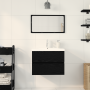 Gabinete de Lavabo  con Jofaina Integrada Roble Negro Madera Engineered | Foro24.es | Tu tienda online para hogar, jardín y más Foro24.es