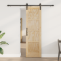 Puerta Deslizante  con Juego de Hardware 61x198.5 cm Madera Maciza de Pino | Foro24.es | Tu tienda online para hogar, jardín y más Foro24.es
