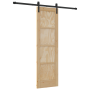 Puerta Deslizante  con Juego de Hardware 61x198.5 cm Madera Maciza de Pino | Foro24.es | Tu tienda online para hogar, jardín y más Foro24.es