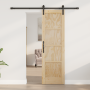 Puerta Deslizante  con Juego de Hardware 61x198.5 cm Madera Maciza de Pino | Foro24.es | Tu tienda online para hogar, jardín y más Foro24.es