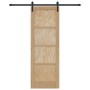 Puerta Deslizante  con Juego de Herrajes 73.5x211 cm Madera Maciza de Pino | Foro24.es | Tu tienda online para hogar, jardín y más Foro24.es