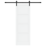 Puerta Deslizante  con Juego de Hardware Blanca 73.5x211 cm Madera Sólida de Pino | Foro24.es | Tu tienda online para hogar, jardín y más Foro24.es