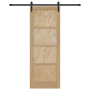 Puerta Deslizante  con Kit de Hardware 78x211 cm de Madera de Pino | Foro24.es | Tu tienda online para hogar, jardín y más Foro24.es