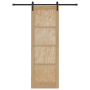 Puerta Deslizante  con Juego de Herrajes 78x232 cm Madera Sólida de Pino | Foro24.es | Tu tienda online para hogar, jardín y más Foro24.es