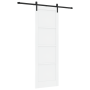 Puerta Corrediza  con Set de Herrajes Blanca 78x232 cm de Madera de Pino Sólido | Foro24.es | Tu tienda online para hogar, jardín y más Foro24.es